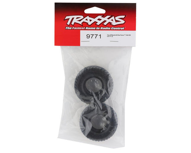 TRA9771, Traxxas Tires Mud-Terrain T/A Km3 2.2X1.0In 2Pk