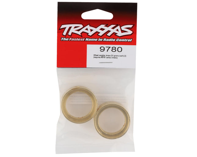 TRA9780, Traxxas 1.0" Micro Brass Wheel Weights (2) (31g)