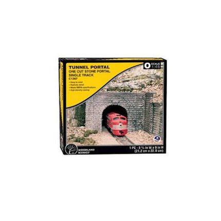 WOOC1267, Woodland Scenics O Tunnel Portal, Cut Stone