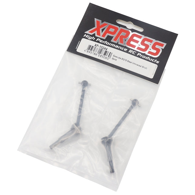 XP-10244, Xpress Steel Universal Shaft 2pcs For Execute XQ1S XQ2S FT1S DR1S
