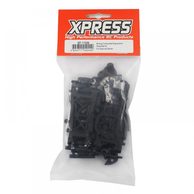 XP-11006, Strong Composite Suspension Parts Set V2 For Execute Series