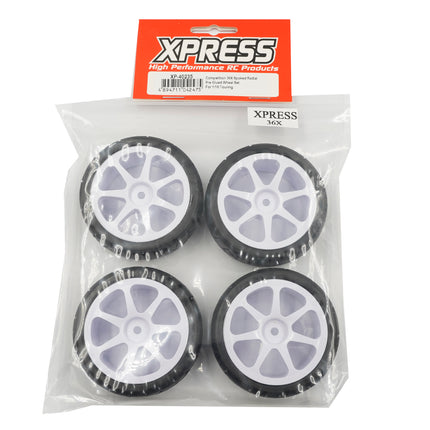 XP-40235, XPRESS Competition 36x Spoked Radial Pre-Glued Wheel Set For 1/10 Touring