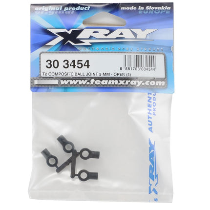 XRA303454, XRAY 5mm Open Ball Joint (4) (T2)