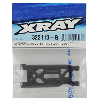 XRA322110-G, XRAY XB2 Graphite Composite Lower Front Suspension Arm