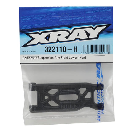 XRA322110-H, XRAY XB2 Front Lower Composite Suspension Arm (Hard)