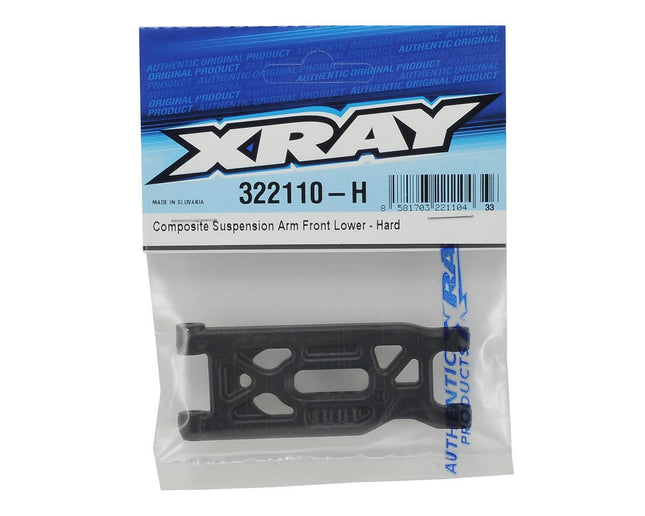 XRA322110-H, XRAY XB2 Front Lower Composite Suspension Arm (Hard)