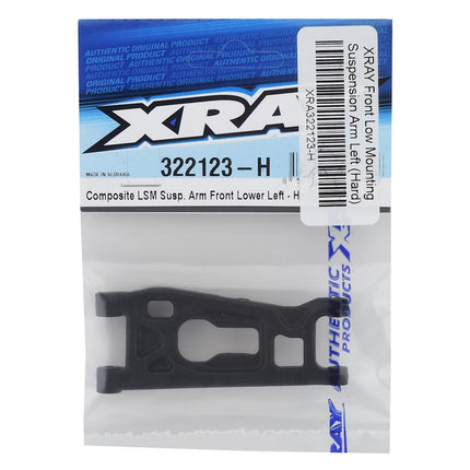 XRA322123-H, XRAY XB2 Front Left Low Mounting Suspension Arm (Hard)