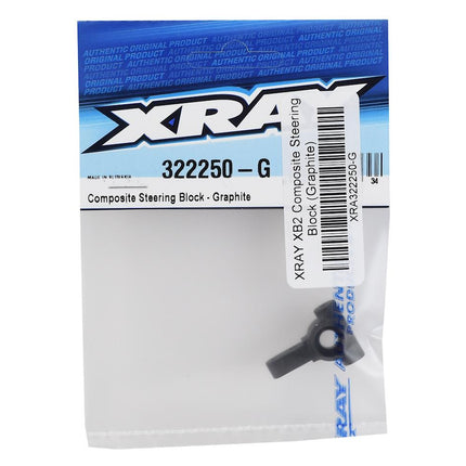 XRA322250-G, XRAY XB2 Composite Steering Block (Graphite)