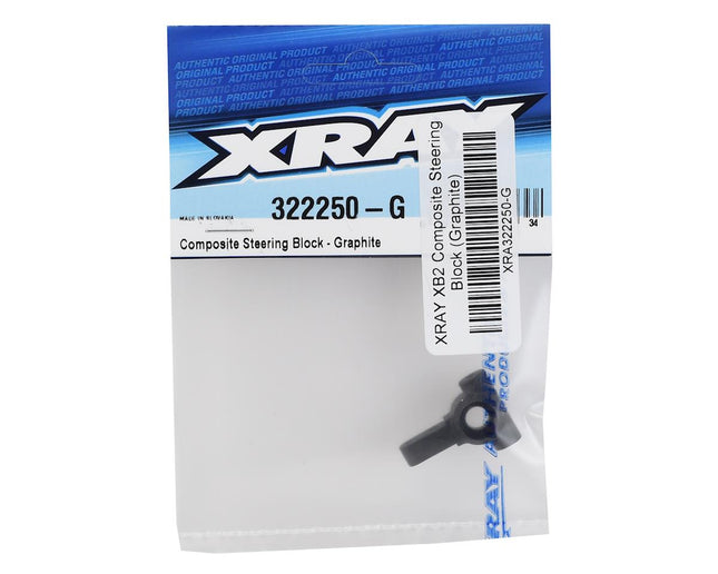 XRA322250-G, XRAY XB2 Composite Steering Block (Graphite)