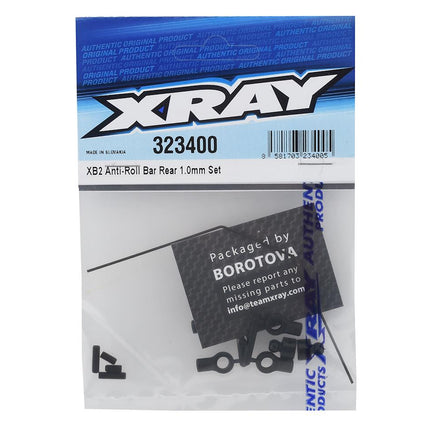 XRA323400, XRAY XB2 1.0mm Rear Anti-Roll Bar Set