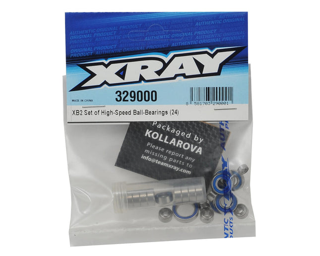 XRA329000, XRAY XB2 High-Speed Ball Bearing Set (24)