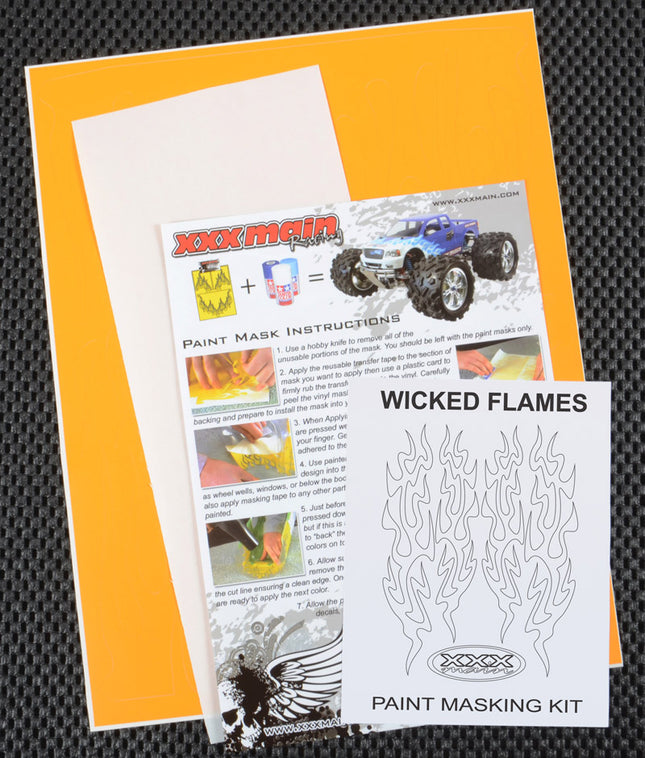 XXXM037L, XXX Main Wicked Flames Paint Mask