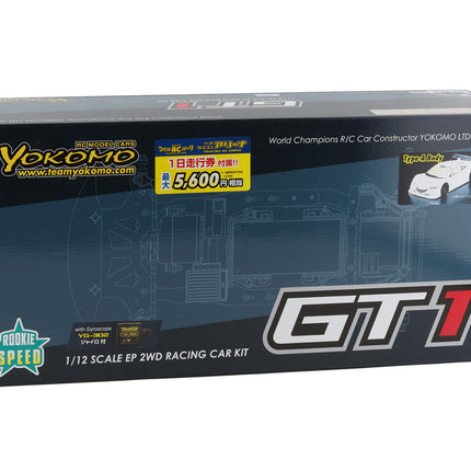YOKGT1-01AG, Yokomo GT1 Rookie Speed Type-A 1/12 Pan Car Kit w/Steering Gyro