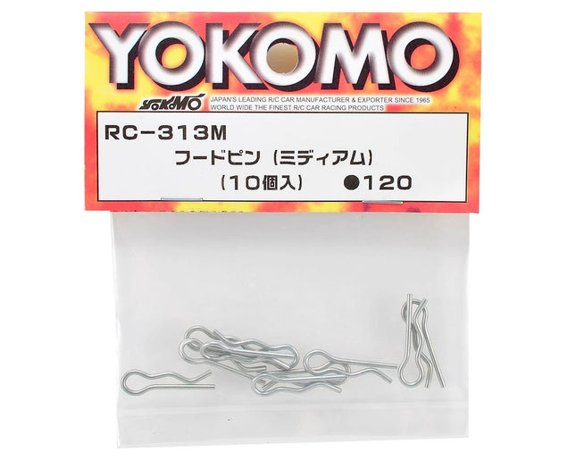 YOKRC-313MA, Yokomo Hood Pin (10) (Medium)
