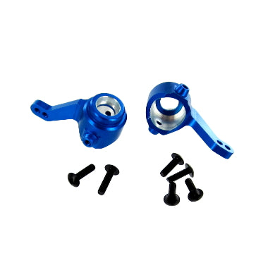 RED02131, Aluminum Steering Knuckles L/R (Blue) (1pr)