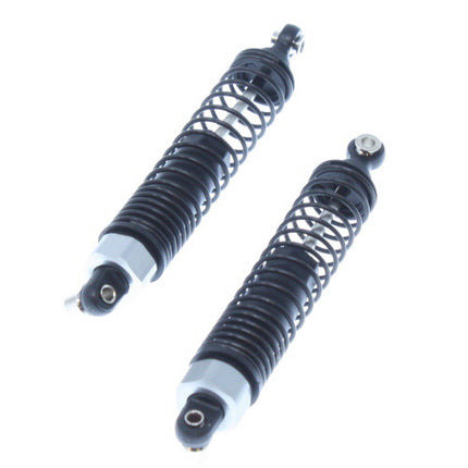 RED08001S, Plastic body shocks w/ black springs(Silver) (2pcs) - Fits all Volcano models, Replacement shocks for Gen 7 Spo