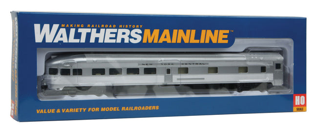 910-30355, Walthers Mainline, 85' Budd Observation - New York Central (silver)