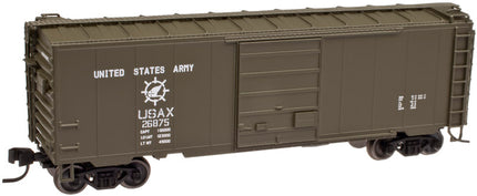 N Scale - Atlas - 50 001 634 - Boxcar, 40 Foot, PS-1 - United States Army - 26880