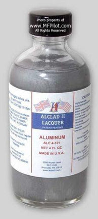 ALCLAD II, ALC-4101, 4oz. Bottle Aluminum Lacquer