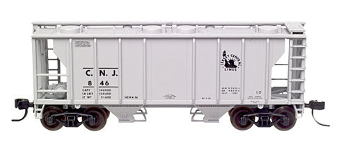 N Scale - Atlas - 31921 - Covered Hopper, 2-Bay, PS2 - Jersey Central - 773