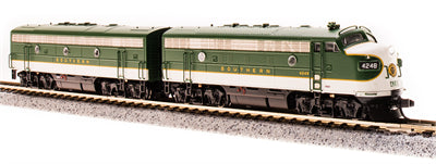 N Scale - Broadway Limited - 3808 - Locomotive, Diesel, EMD F7 - Southern - 4248, 4414