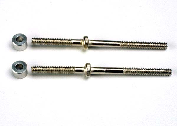 TRA1937, TURNBUCKLE 54MM W/ SPACERS (2)