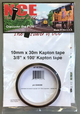 Kapton Tape, 10mm Wide, 100' Roll
