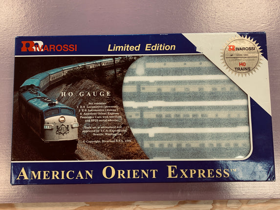 HO Scale RIVAROSSI No. 0885 / 3000 Limited Edition American Orient Express Set - Caloosa Trains And Hobbies