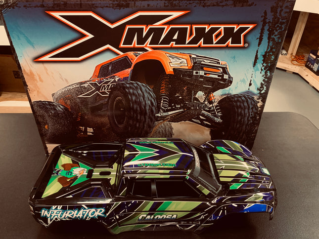 RCE7711 - Body, X-Maxx® (custom painted/wrapped)