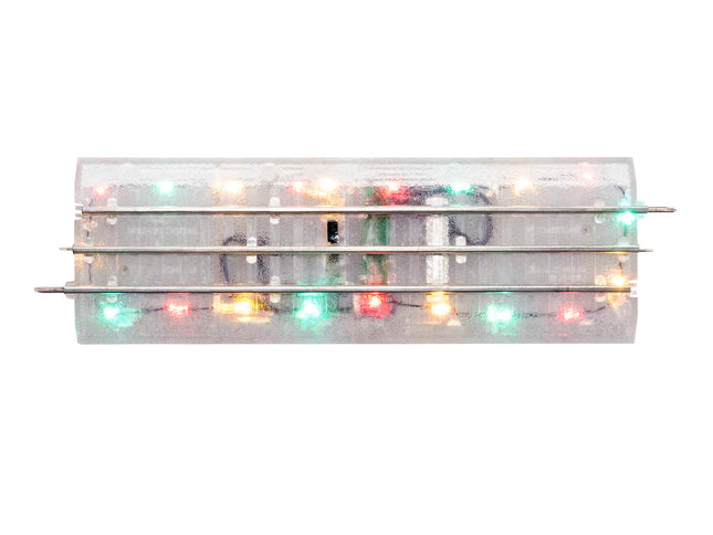LNL2025010, Christmas Lighted FASTRACK 10" Straight 4-Pack - Caloosa Trains And Hobbies