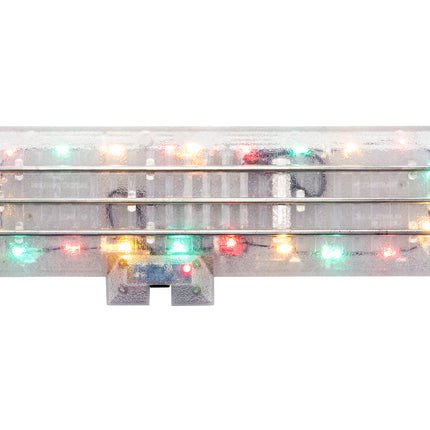 LNL2025070, Lionel Christmas O Lighted FasTrack Terminal Track Pack