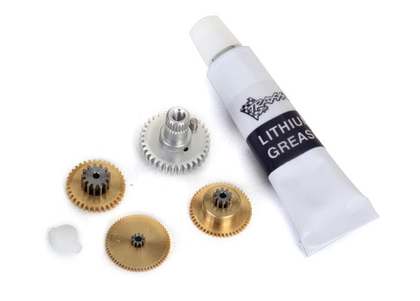 TRA2072R, SERVO GEAR SET METAL HI-SPEED