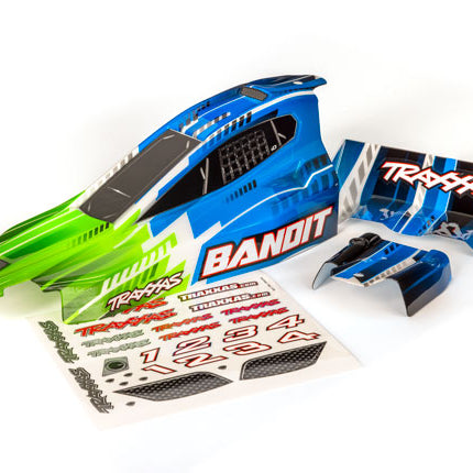 TRA2450X, Body, Bandit® (also fits Bandit® VXL), green/ wing (painted, decals applied)