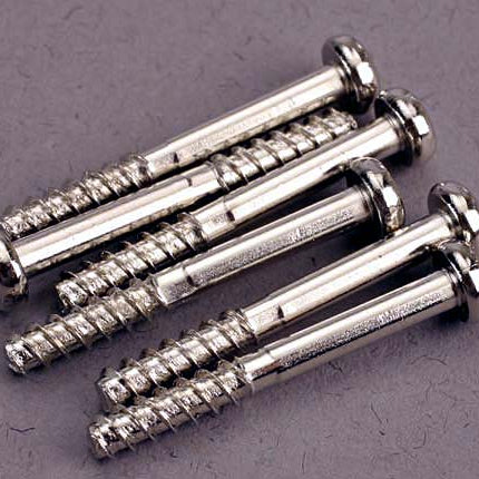 TRA2679, Screws, 3x24mm roundhead self-tapping (with shoulder) (6)