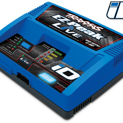TRA2971, Traxxas EZ-Peak Live Multi-Chemistry Battery Charger w/Auto iD (4S/12A/100W)