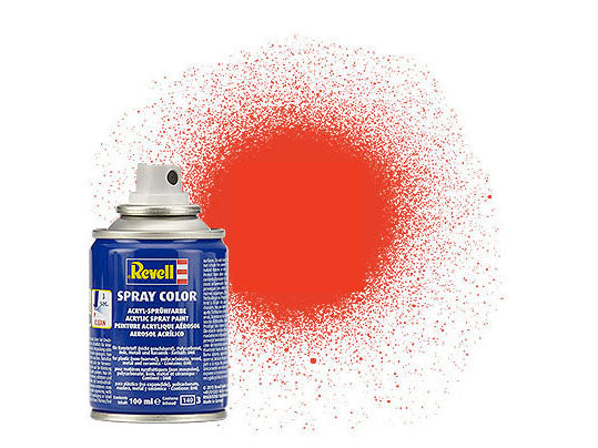 100ml Acrylic Luminous Orange Mat Spray
