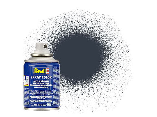 100ml Acrylic Tank Grey Mat Spray