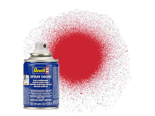 100ml Acrylic Fiery Red Silk Spray