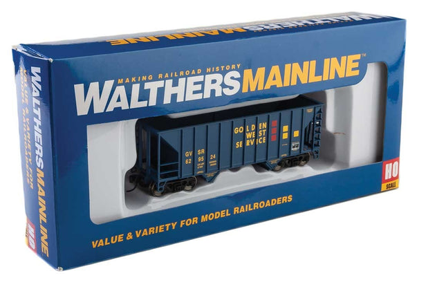 Walthers Mainline 34' 100-Ton 2-Bay Hopper - Ready to Run -- Golden West #629524