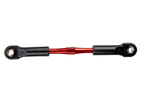 3738 - Turnbuckle, aluminum (red-anodized), camber link, rear, 49mm (1) (assembled with rod ends & hollow balls) (See part 3741X for complete camber link set)