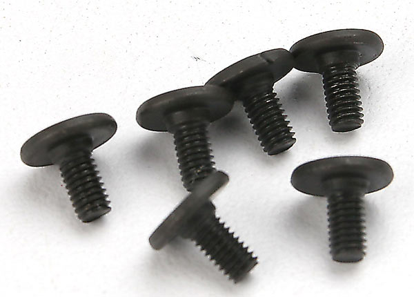  TRA3932, Traxxas, SCREWS FLAT-HEAD 3X6MM HEX (6) 