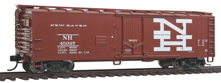 Walthers Mainline 40' Plug-Door Boxcar - Ready to Run -- New Haven #45097