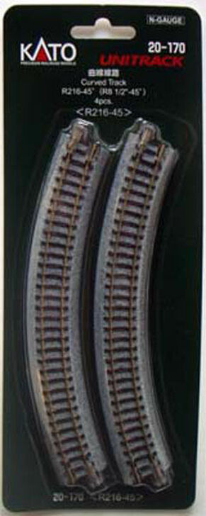 Curved Roadbed Track Section - Unitrack -- 45-Degree, 8-1/2" 216mm Diameter