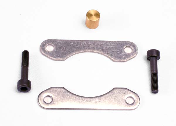 TRA4965, Brake pads (2)/ brake piston/ 3x15mm cap hex screws (2)