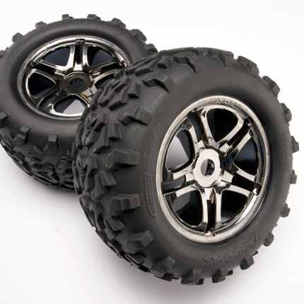 TRA4983A, T&W SS BLK CHRM/MAXX TIRE 6.3