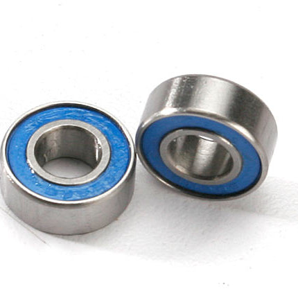 TRA5180, Ball bearings, blue rubber sealed (6x13x5mm) (2)