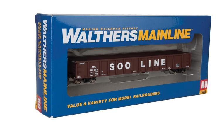Walthers Mainline 53' Railgon Gondola - Ready To Run -- Soo Line #64120
