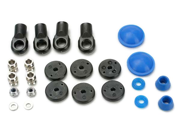 TRA5462, Rebuild kit, GTR shock (x-rings, bump stops, bladders, all pistons, piston nuts, shock rod ends) renews 2 shocks