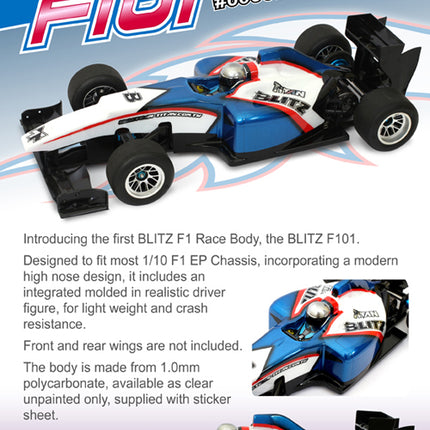 BLI60907,  BLITZ F101 Race Body F1