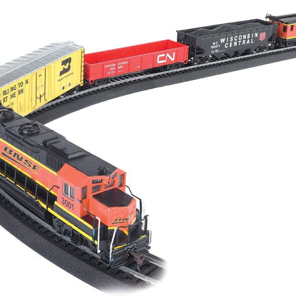 BAC00706, Bachmann Trains - Rail Chief - Ready To Run 130 Piece Electric Train Set - HO Scale - Caloosa Trains And Hobbies